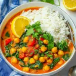 Homemade Quick Chickpea and Spinach Curry (Chana Masala) photo
