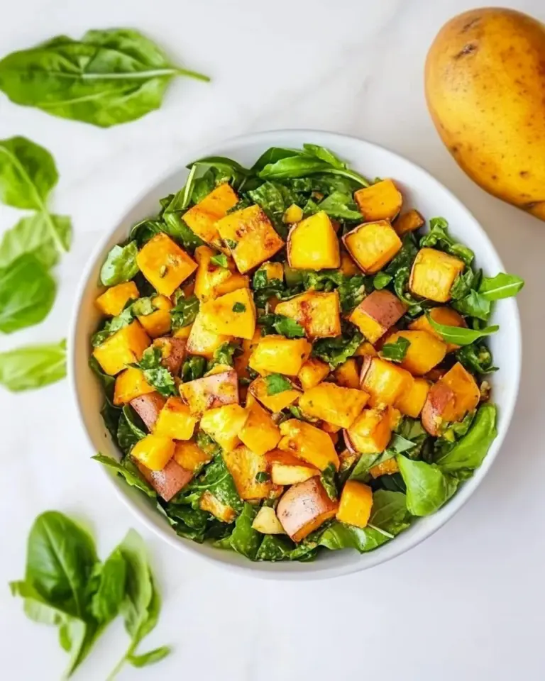 Homemade Roasted Sweet Potato and Mango Salad photo