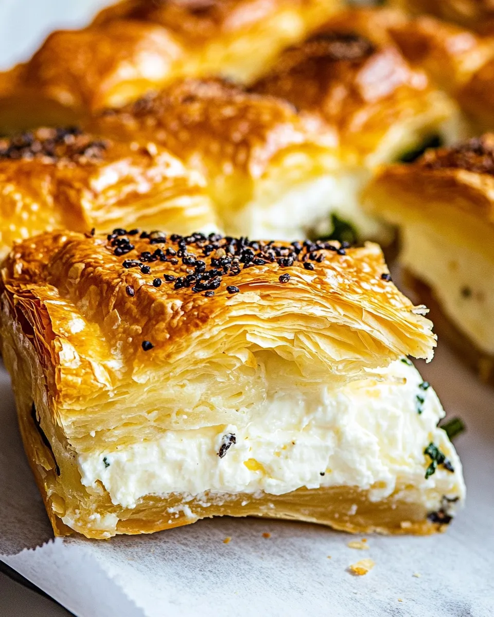 Homemade Savory Cheese Pie (Placinta cu Branza) photo