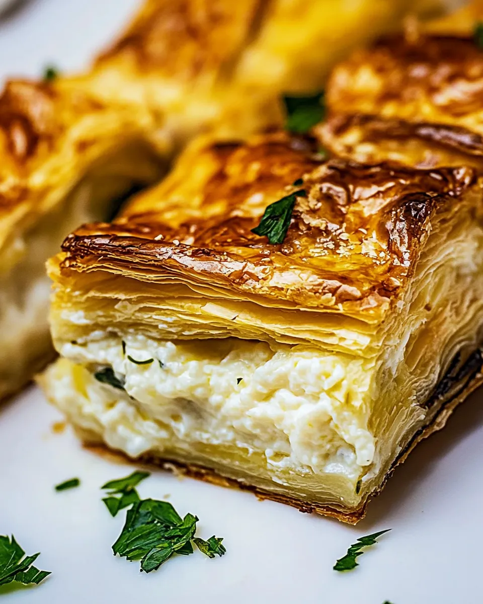 Delicious Savory Cheese Pie (Placinta cu Branza) image