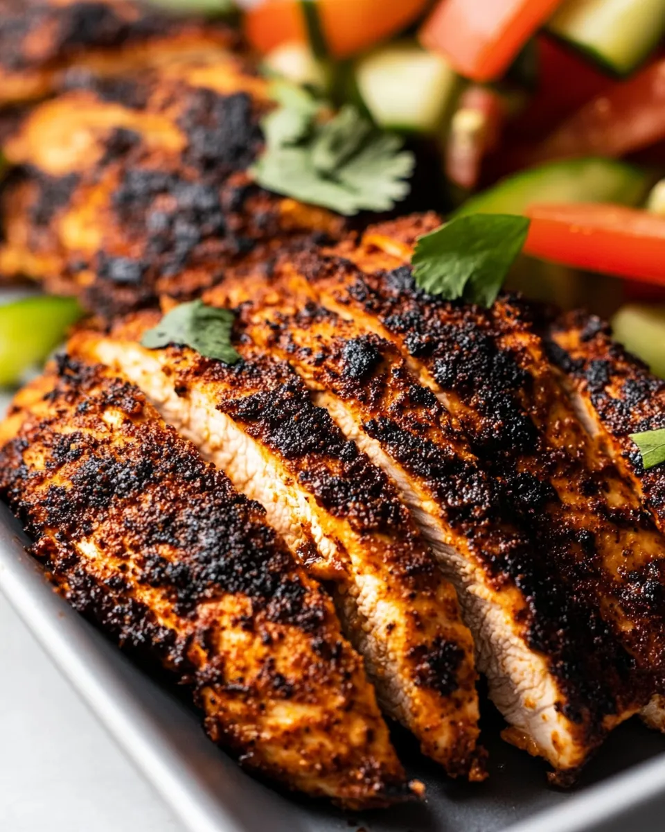 Delicious Simple Blackened Chicken image