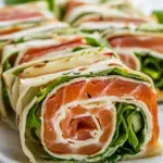 Easy Smoked Salmon and Arugula Rolls photo