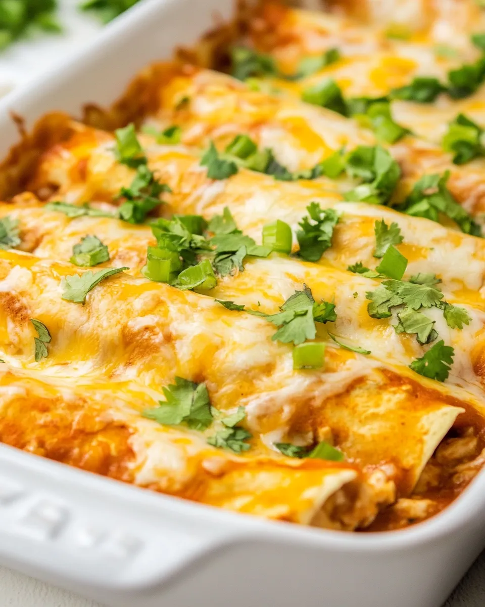 Classic Sour Cream Chicken Enchiladas image