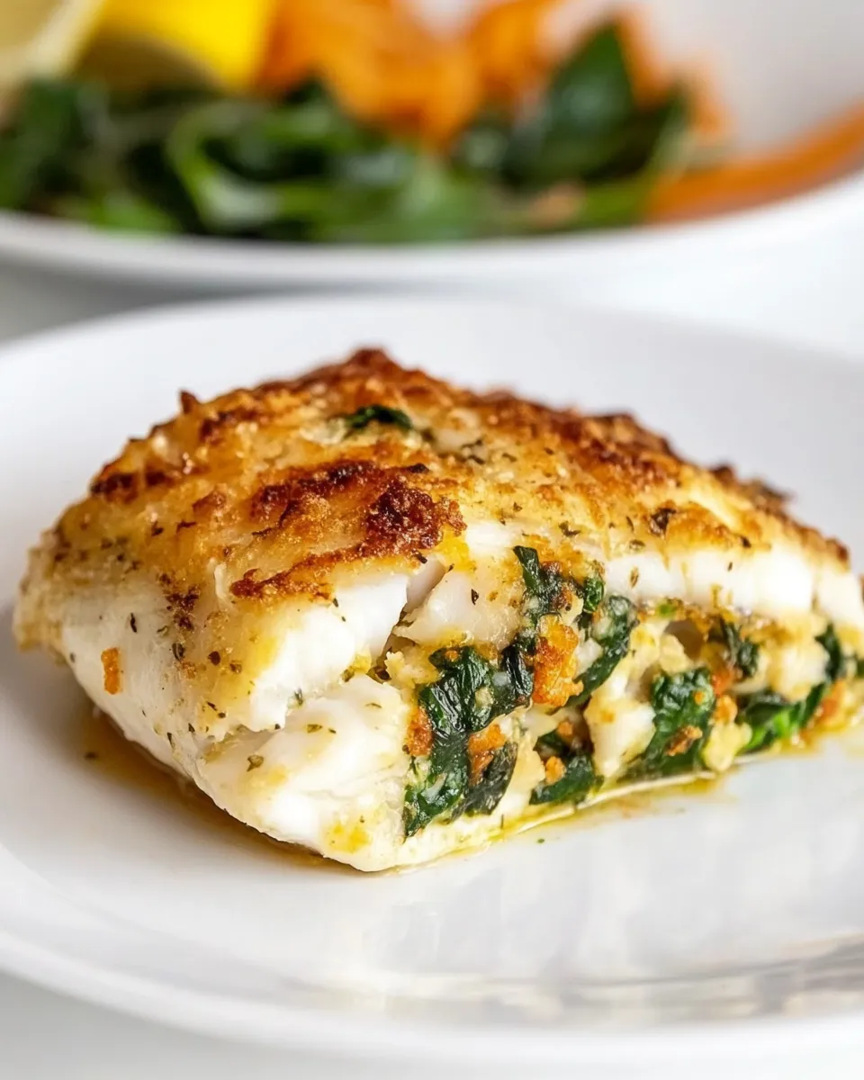 Easy Spinach Stuffed Flounder recipe photo