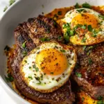 Homemade Steak and Eggs photo