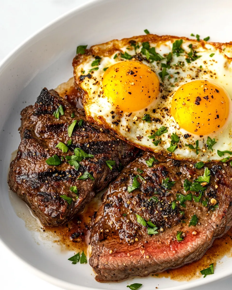 Classic Steak and Eggs image