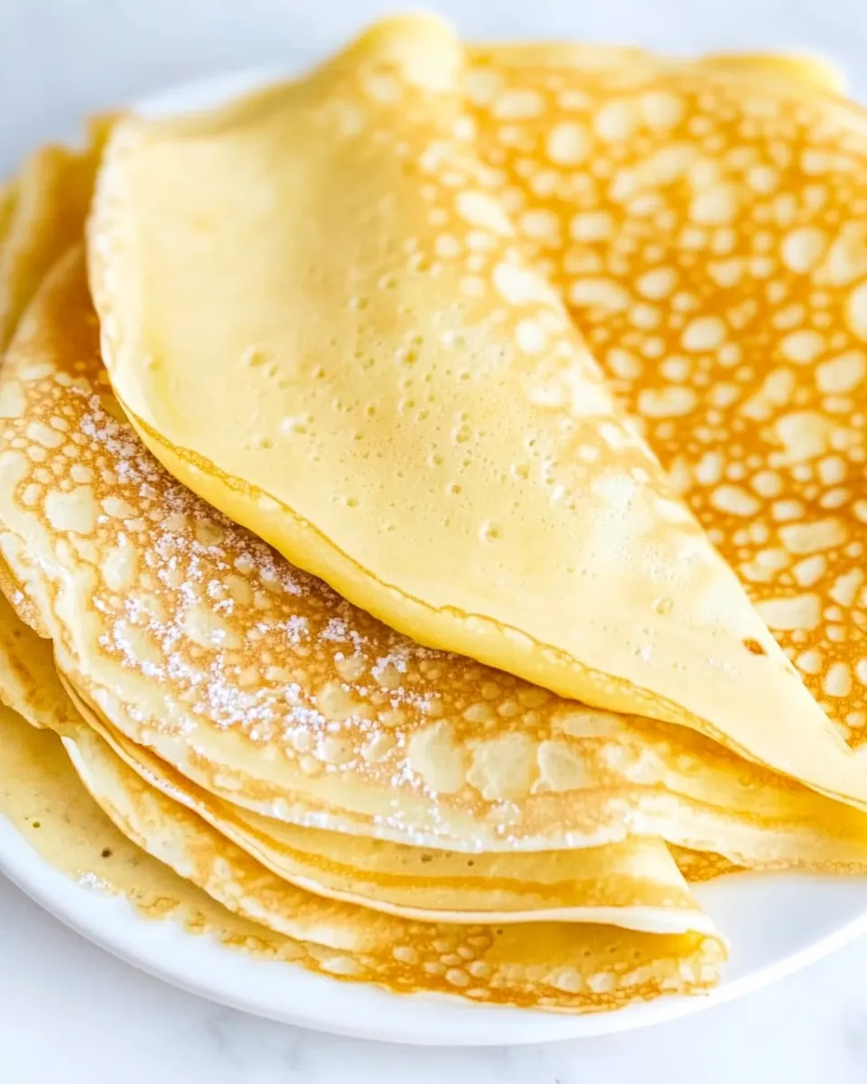 Delicious Sweet Crepes shot