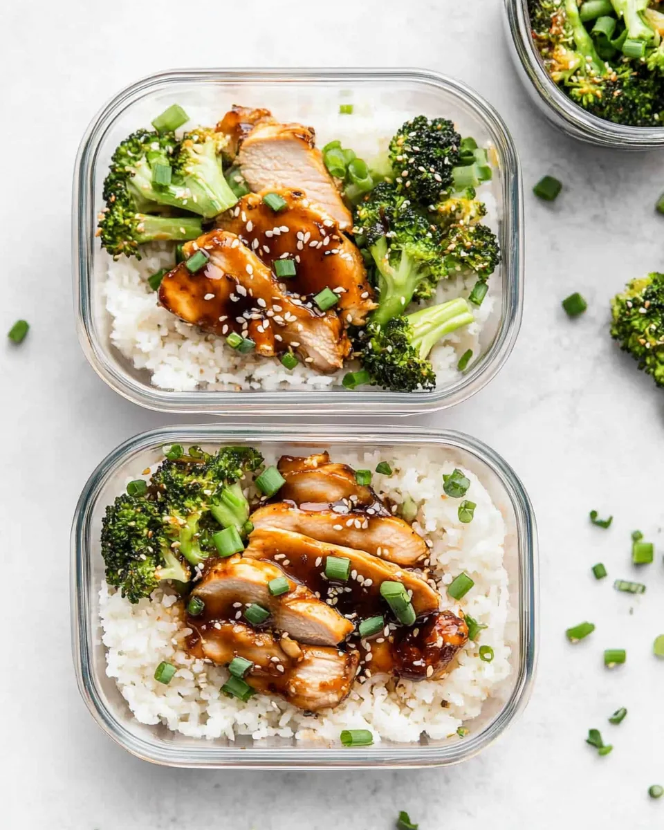 Classic Teriyaki Chicken Meal Prep Bowls image