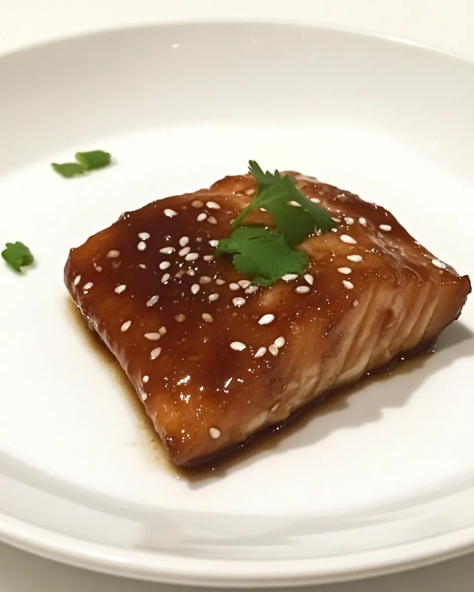 Homemade Teriyaki Glazed Black Cod photo