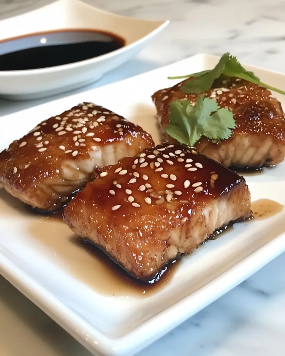 Delicious Teriyaki Glazed Black Cod image