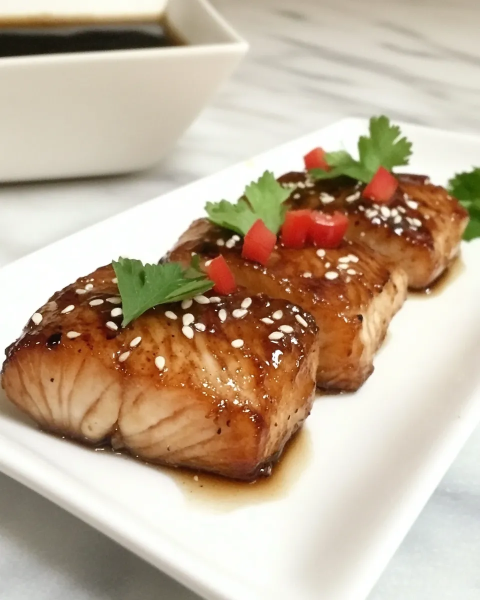 Easy Teriyaki Glazed Black Cod recipe photo