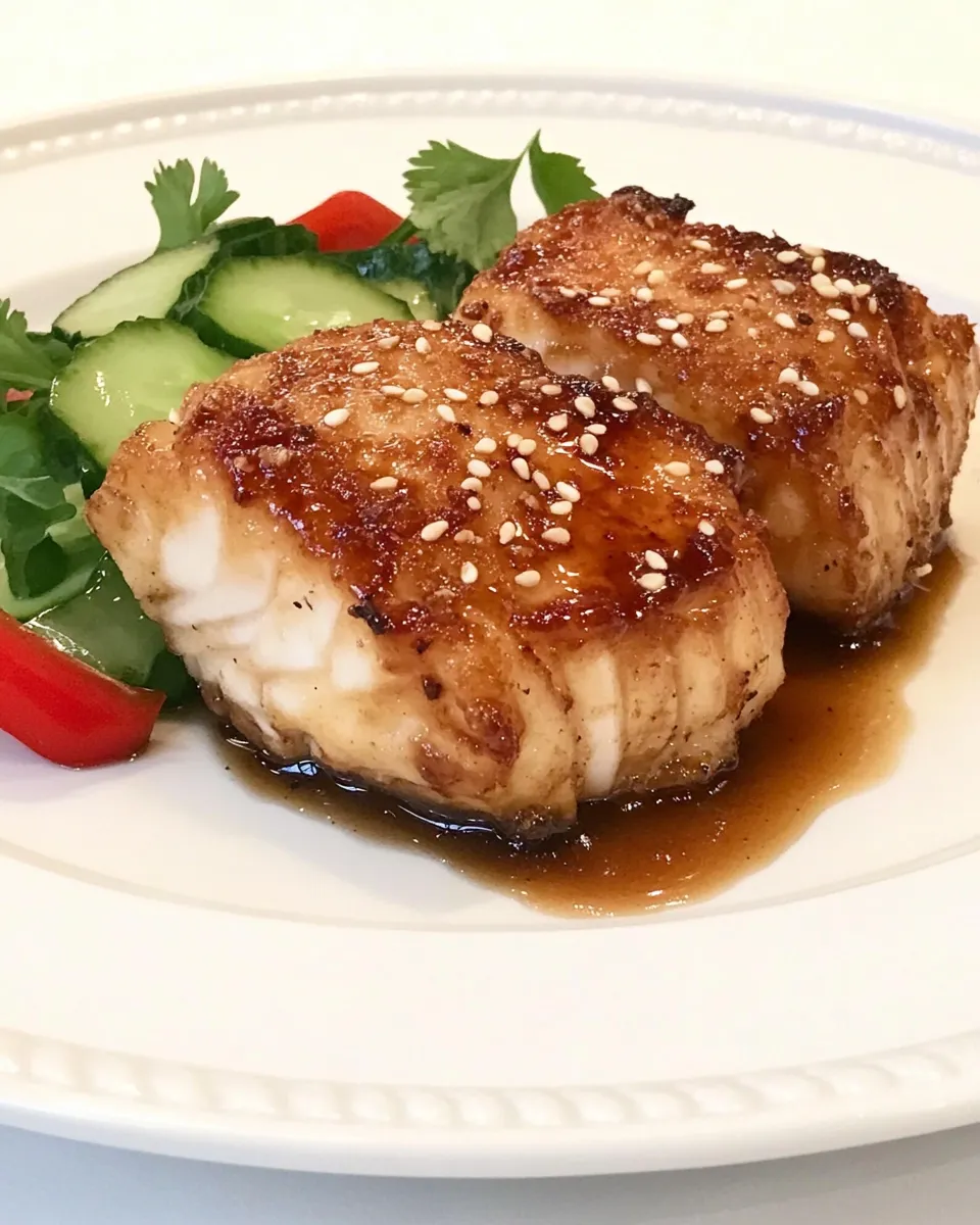 Tasty Teriyaki Glazed Black Cod dish photo