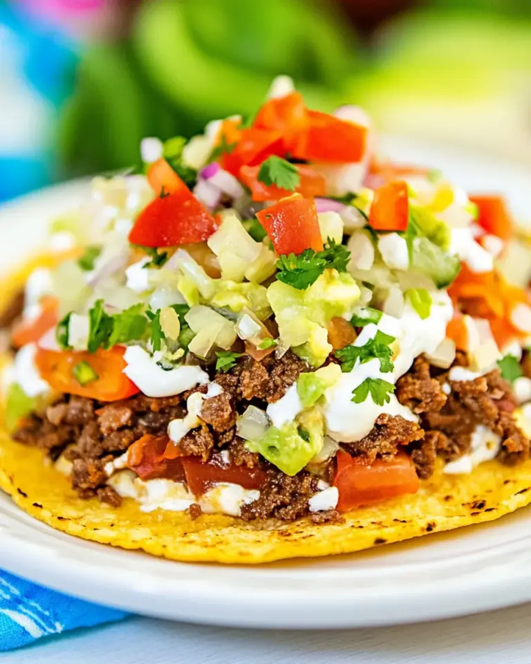 Easy Tostada Recipe photo