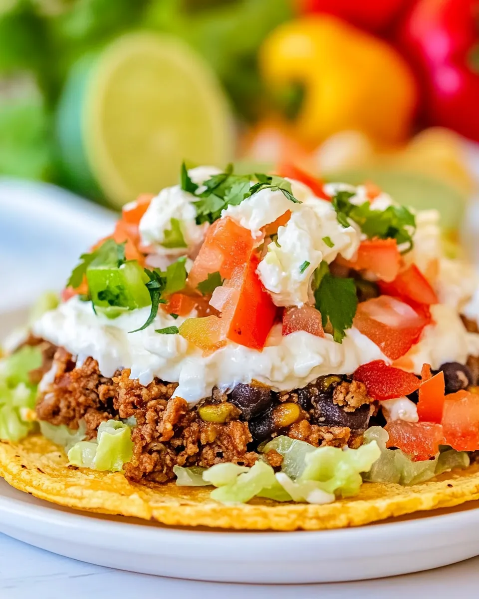 Quick Tostada Recipe recipe shot