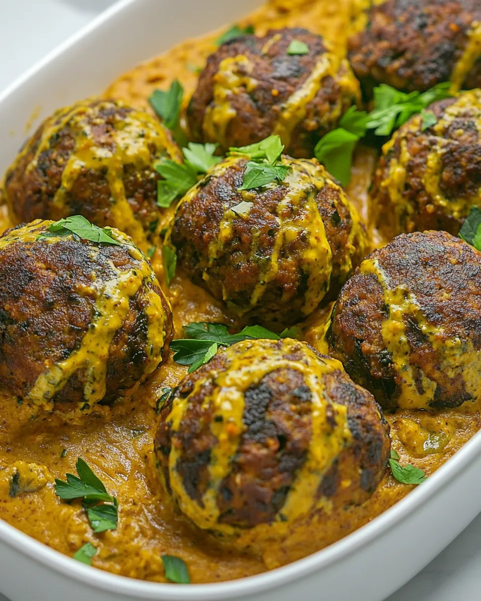 Classic Vegan Mushroom Meatballs image