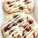 Homemade White Chocolate Cranberry Sugar Cookies photo
