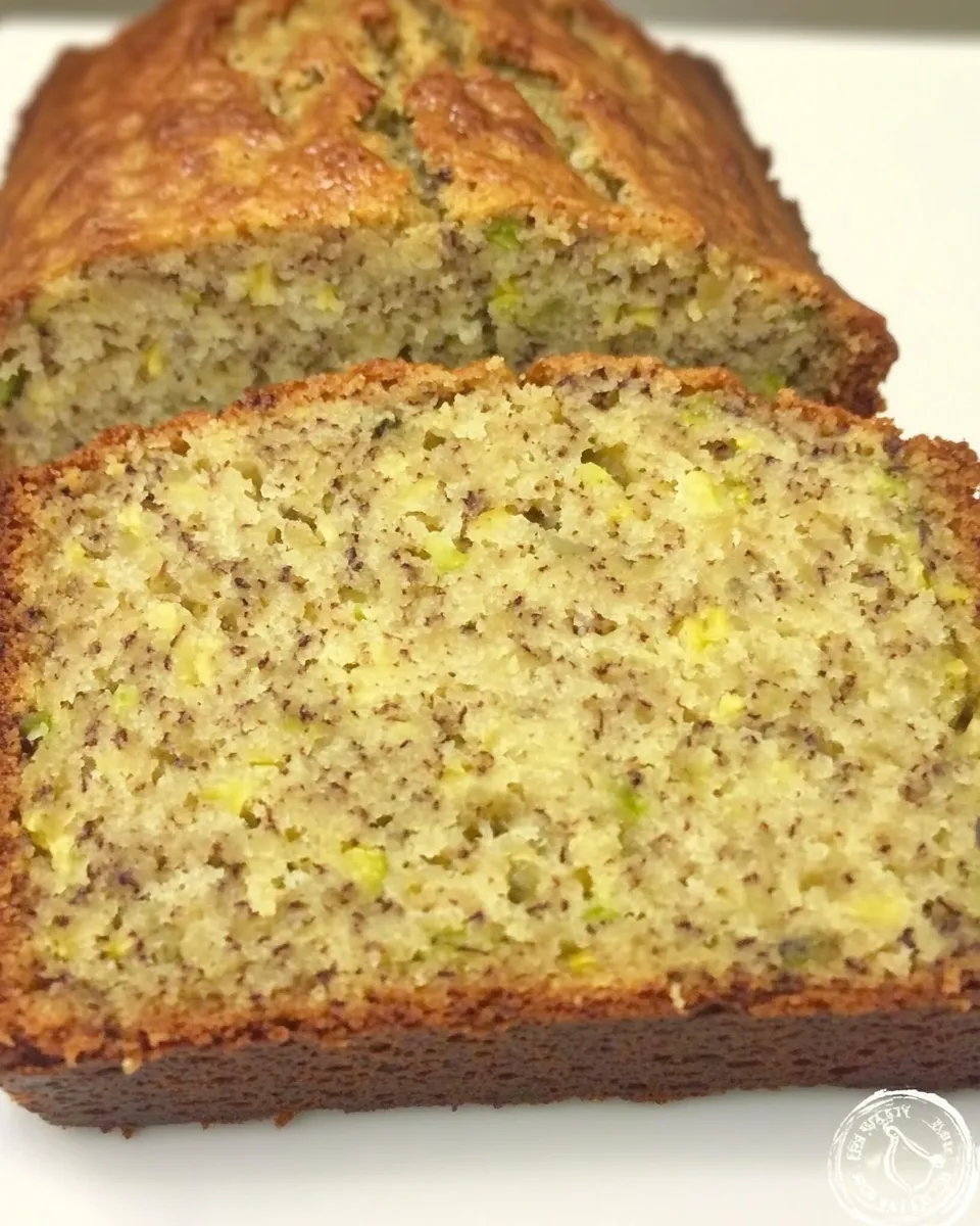 Delicious Zucchini-Banana Bread shot