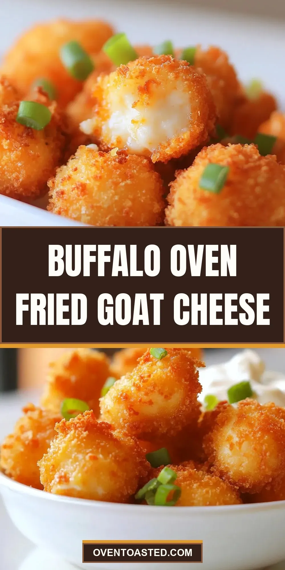 How To Make Creamy Buffalo Oven Fried Goat Cheese