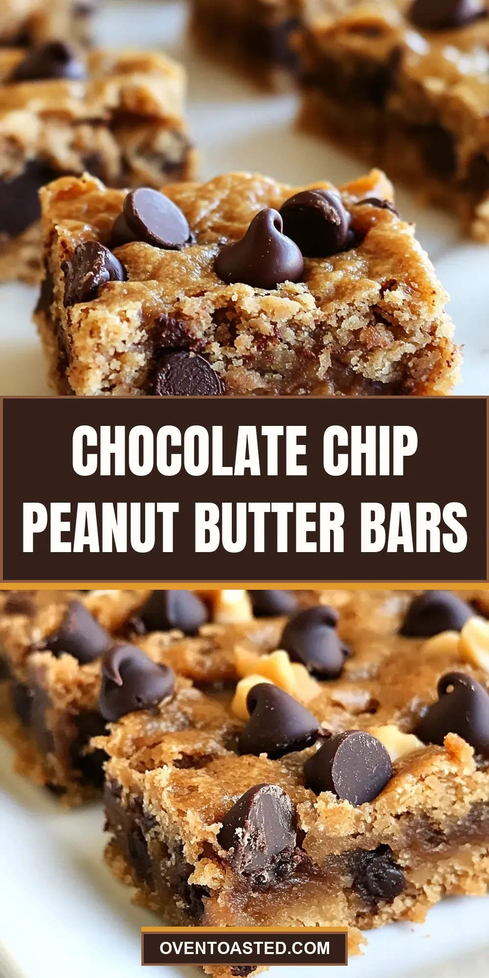 Chocolate Chip Peanut Butter Bars (Quick & Delicious)