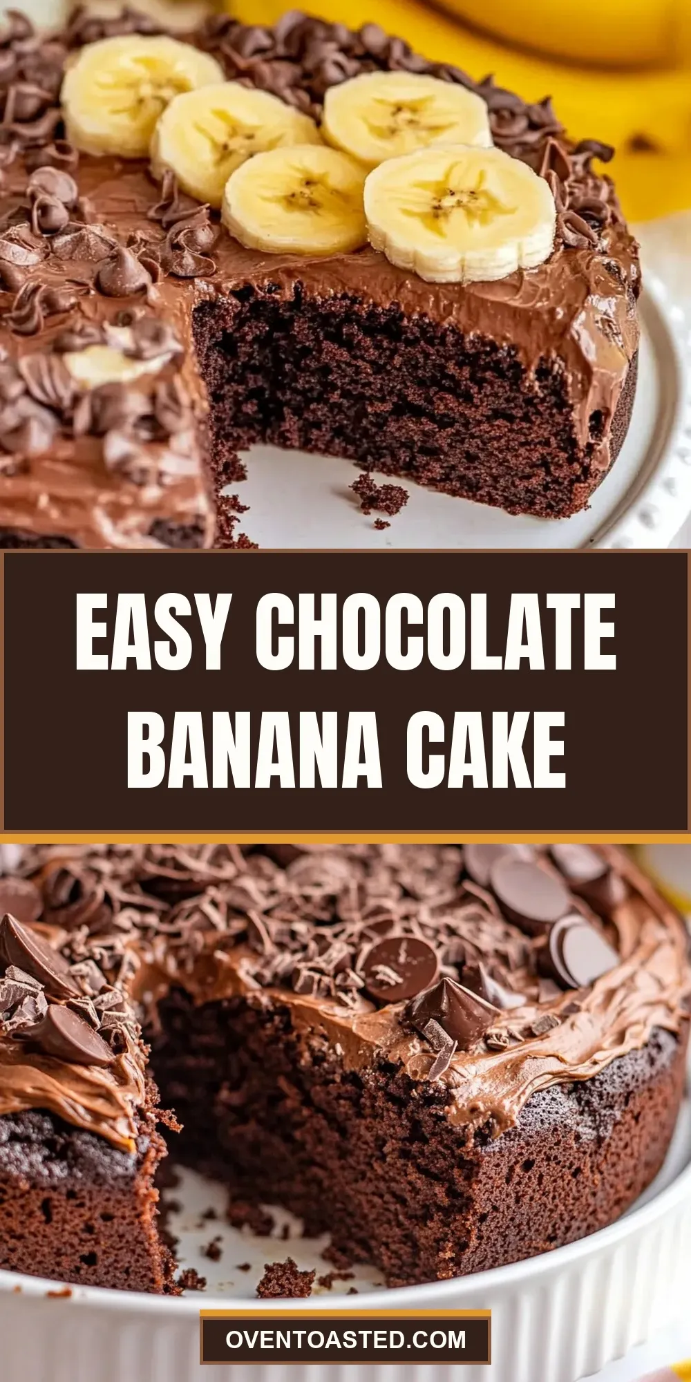 Easy Chocolate Banana Cake (Easy & Delicious)