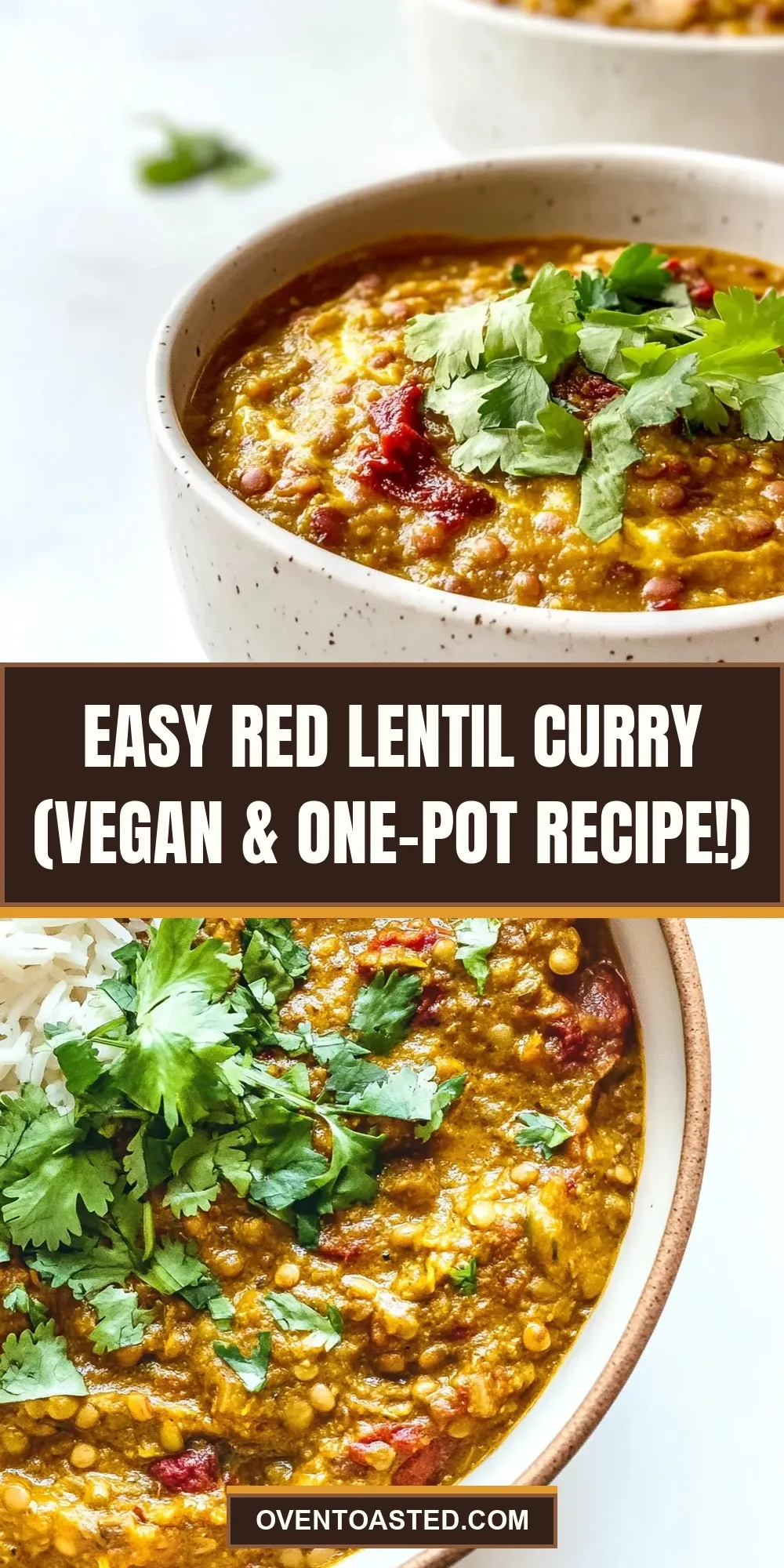 Easy Easy Red Lentil Curry (Vegan & One-Pot !) Recipe