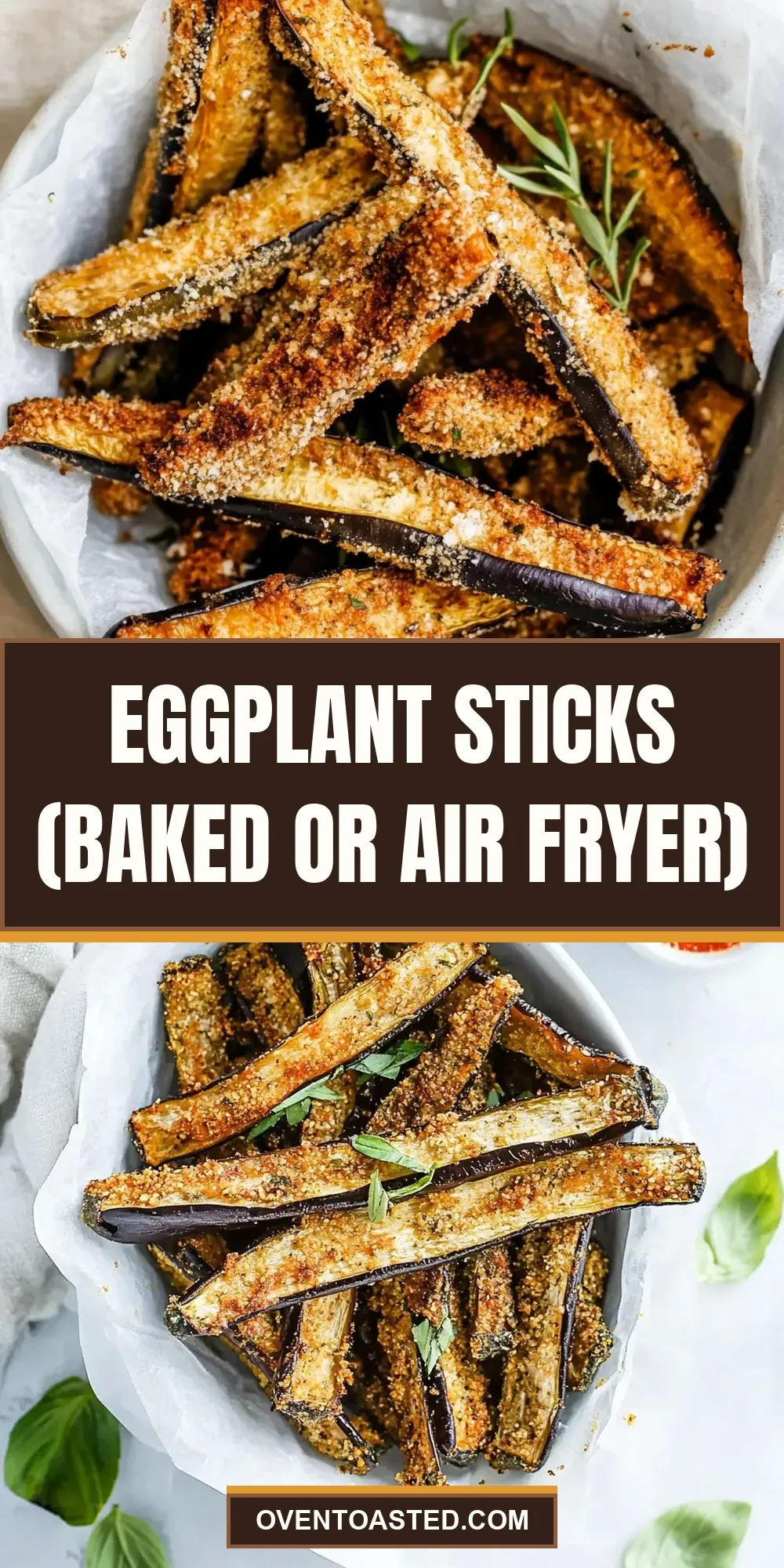 How To Make Ultimate Eggplant Sticks (Baked Or Air Fryer)