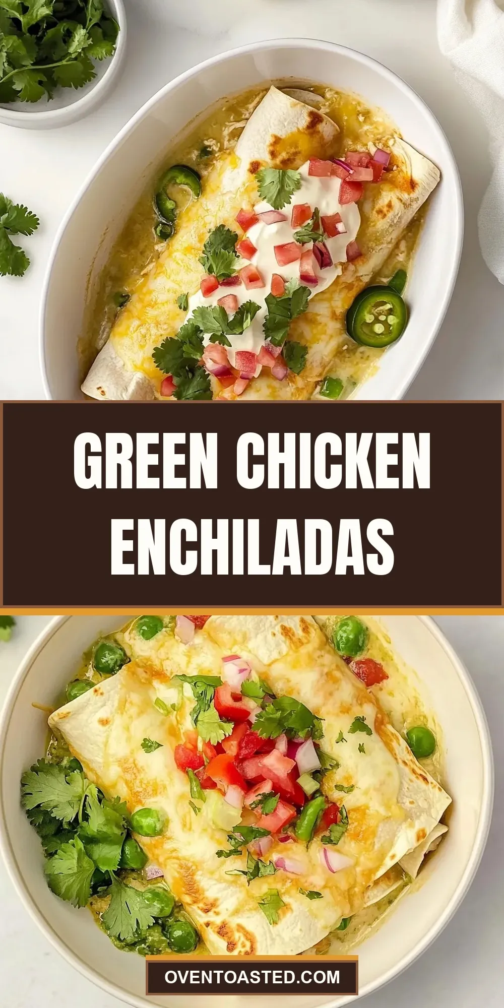 Easy Green Chicken Enchiladas Recipe