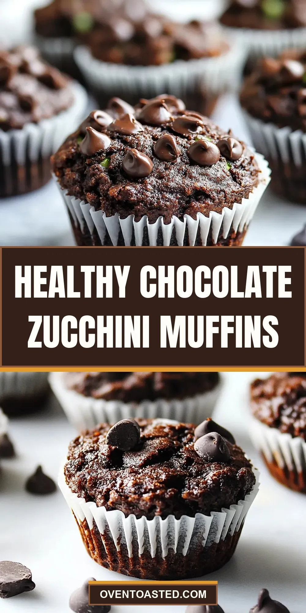 Tasty Healthy Chocolate Zucchini Muffins