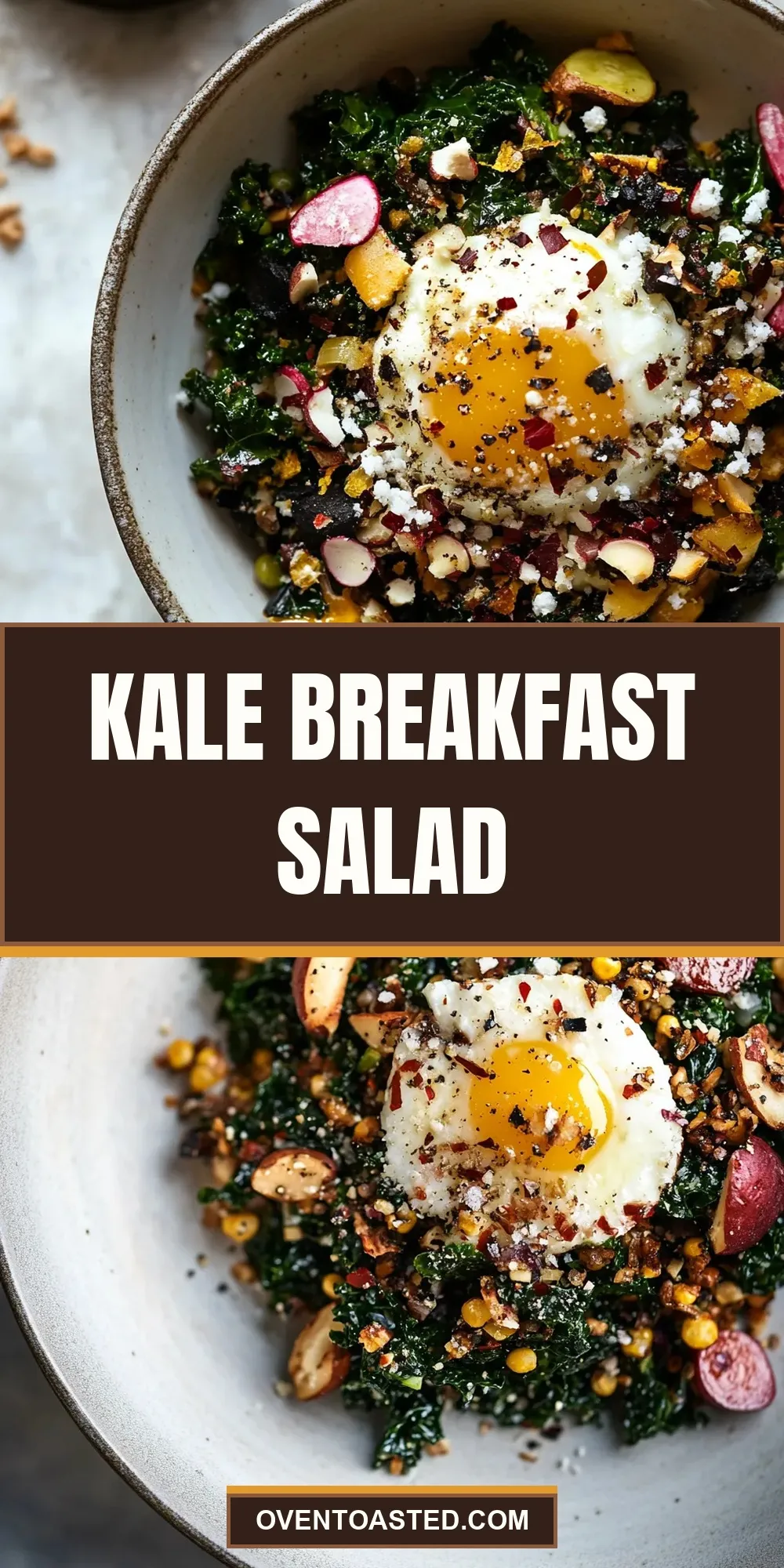 The Best Kale Breakfast Salad Ever