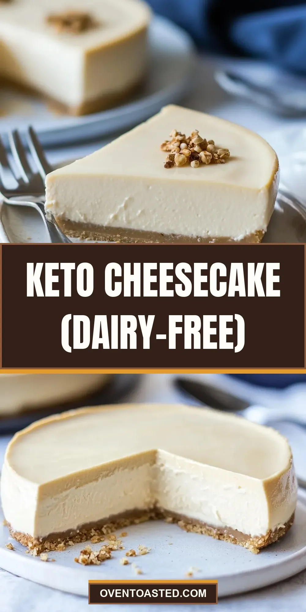 Easy Keto Cheesecake (Dairy-Free) Recipe