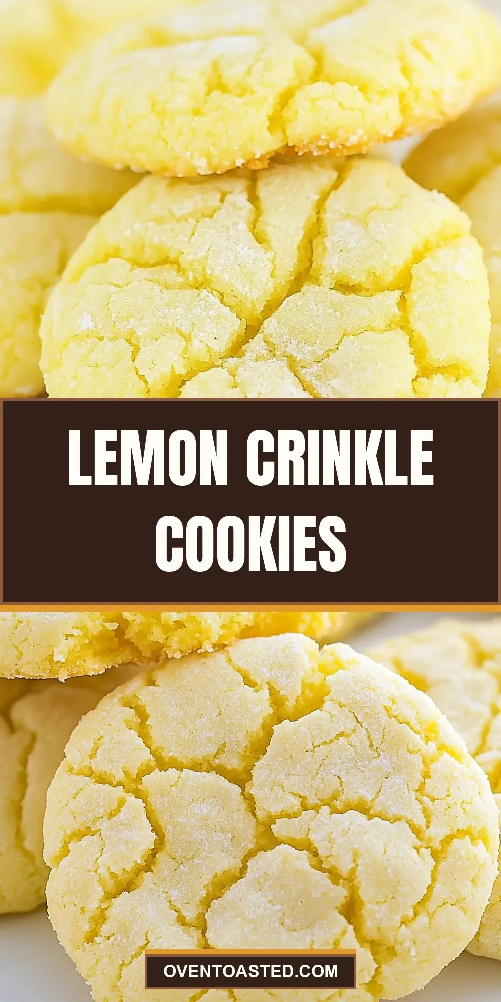 Lemon Crinkle Cookies (Creamy & Delicious)