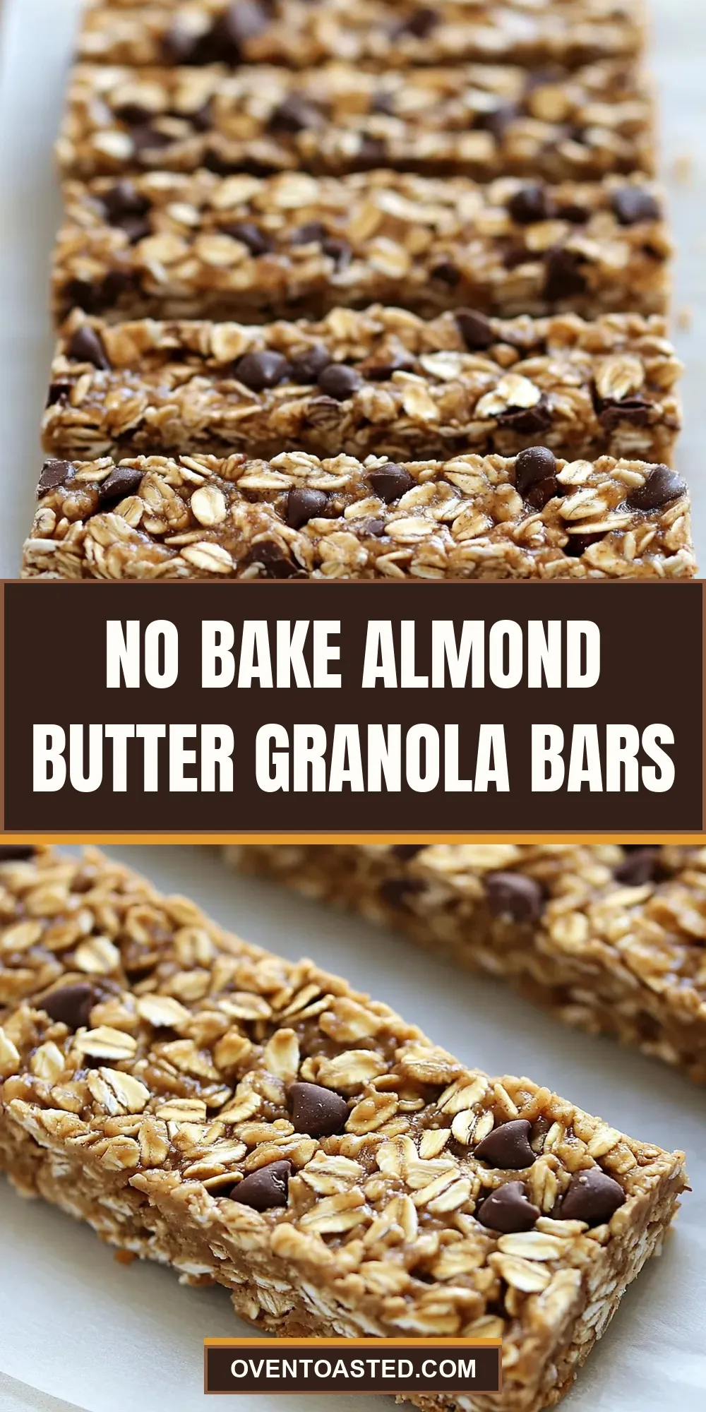 No Bake Almond Butter Granola Bars (Homemade & Delicious)
