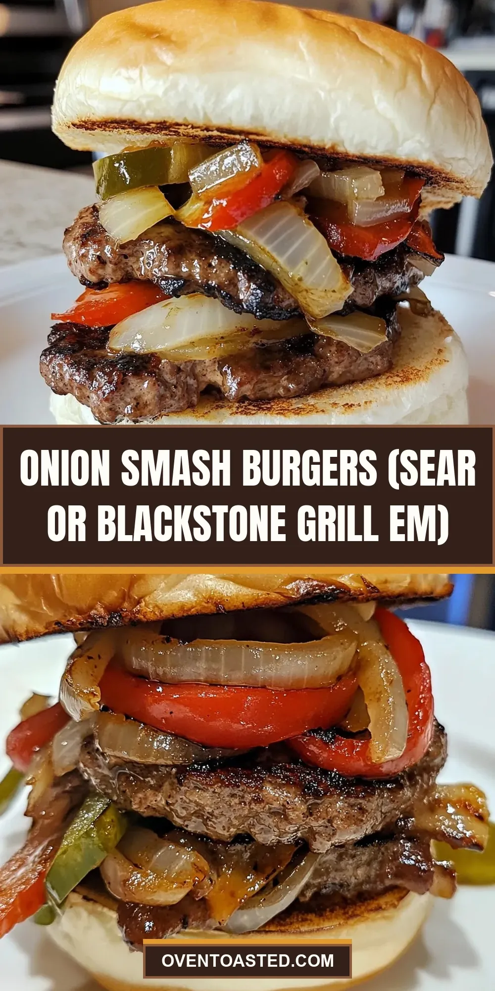 How To Make Flavorful Onion Smash Burgers (Sear Or Blackstone Grill Em)