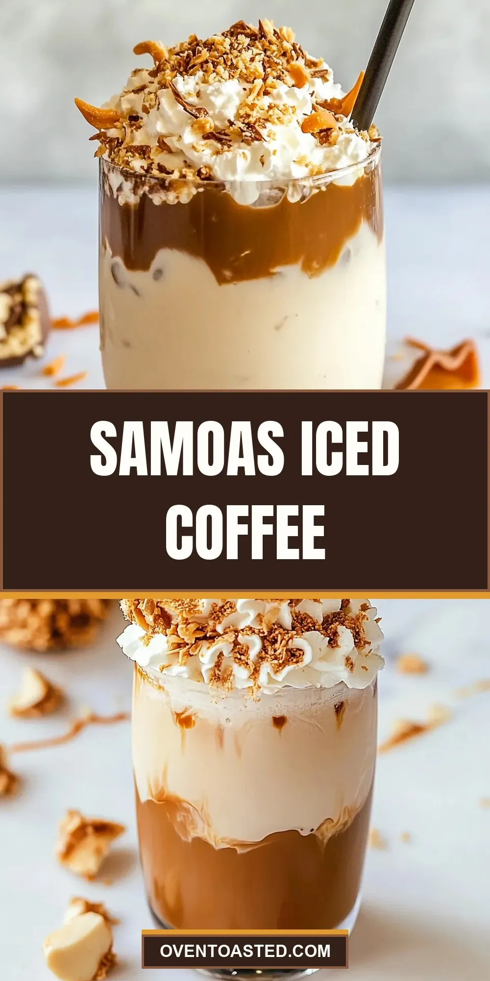 Samoas Iced Coffee (Quick & Delicious)