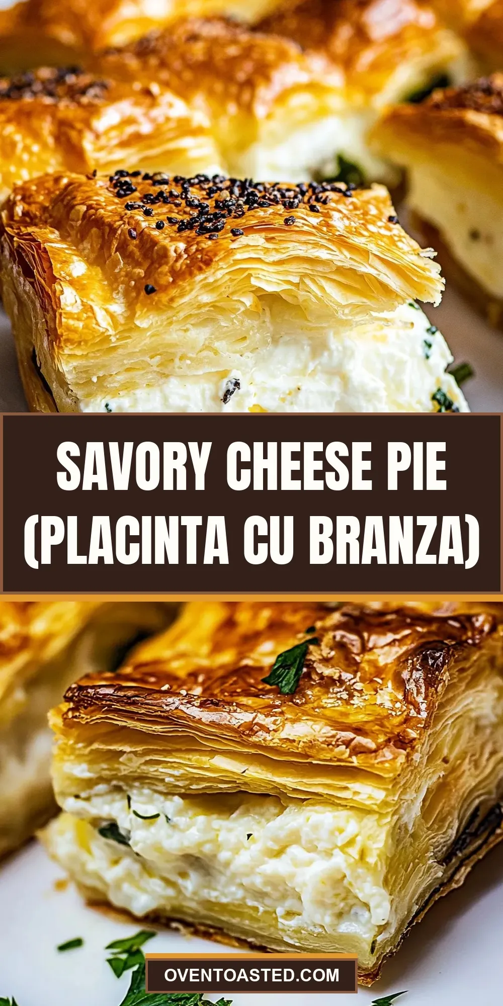 Simple Savory Cheese Pie (Placinta Cu Branza)