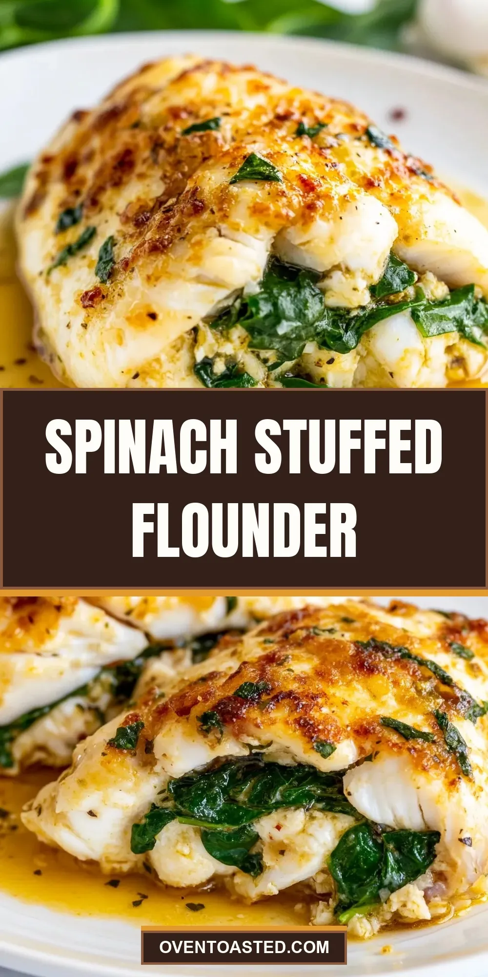 Easy Spinach Stuffed Flounder Recipe