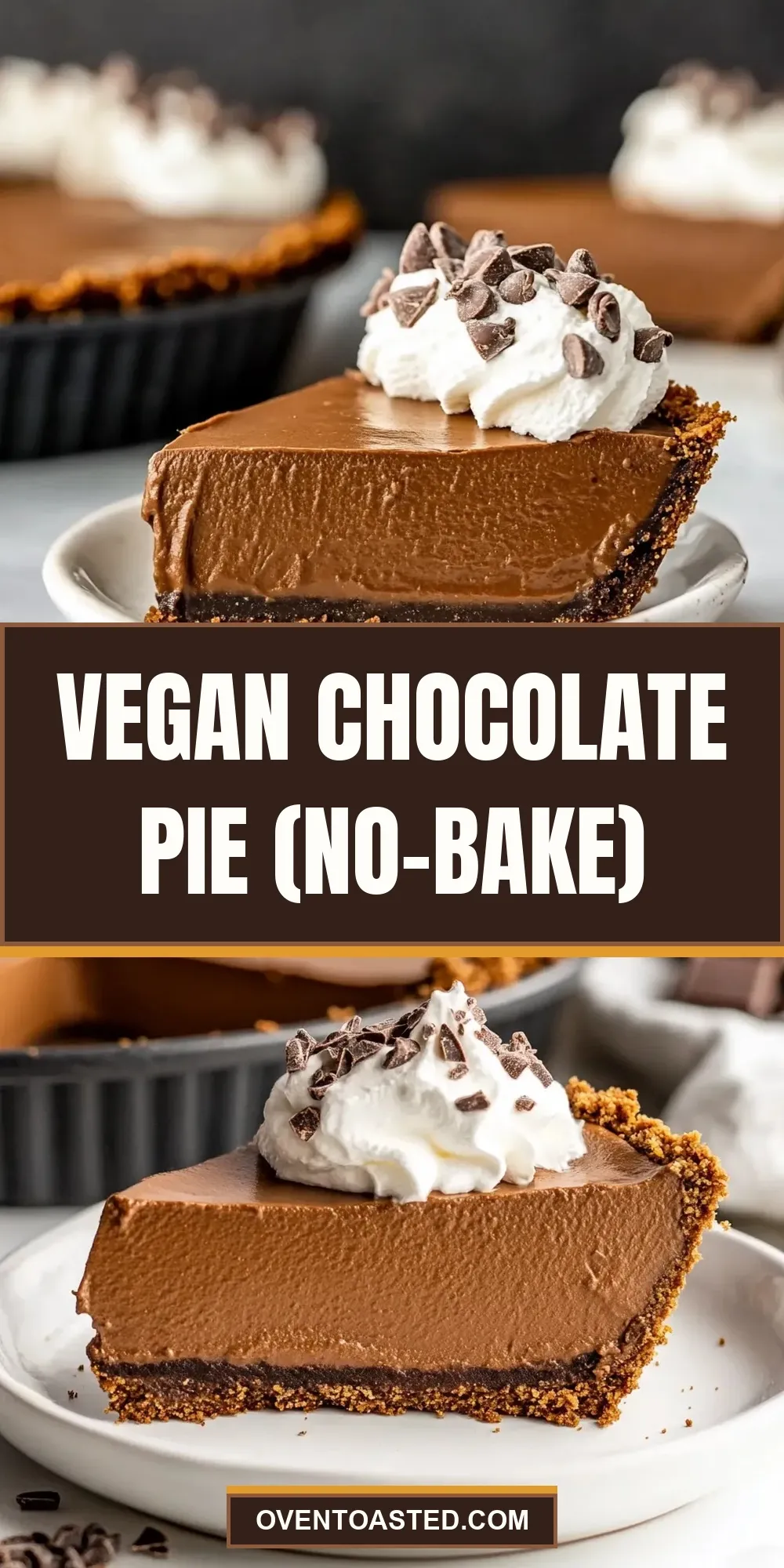 Vegan Chocolate Pie (No-Bake) Recipe