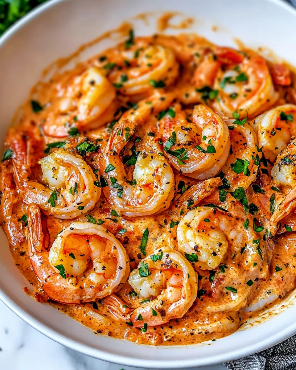Easy 15-Minute Creamy Tomato Garlic Butter Shrimp image
