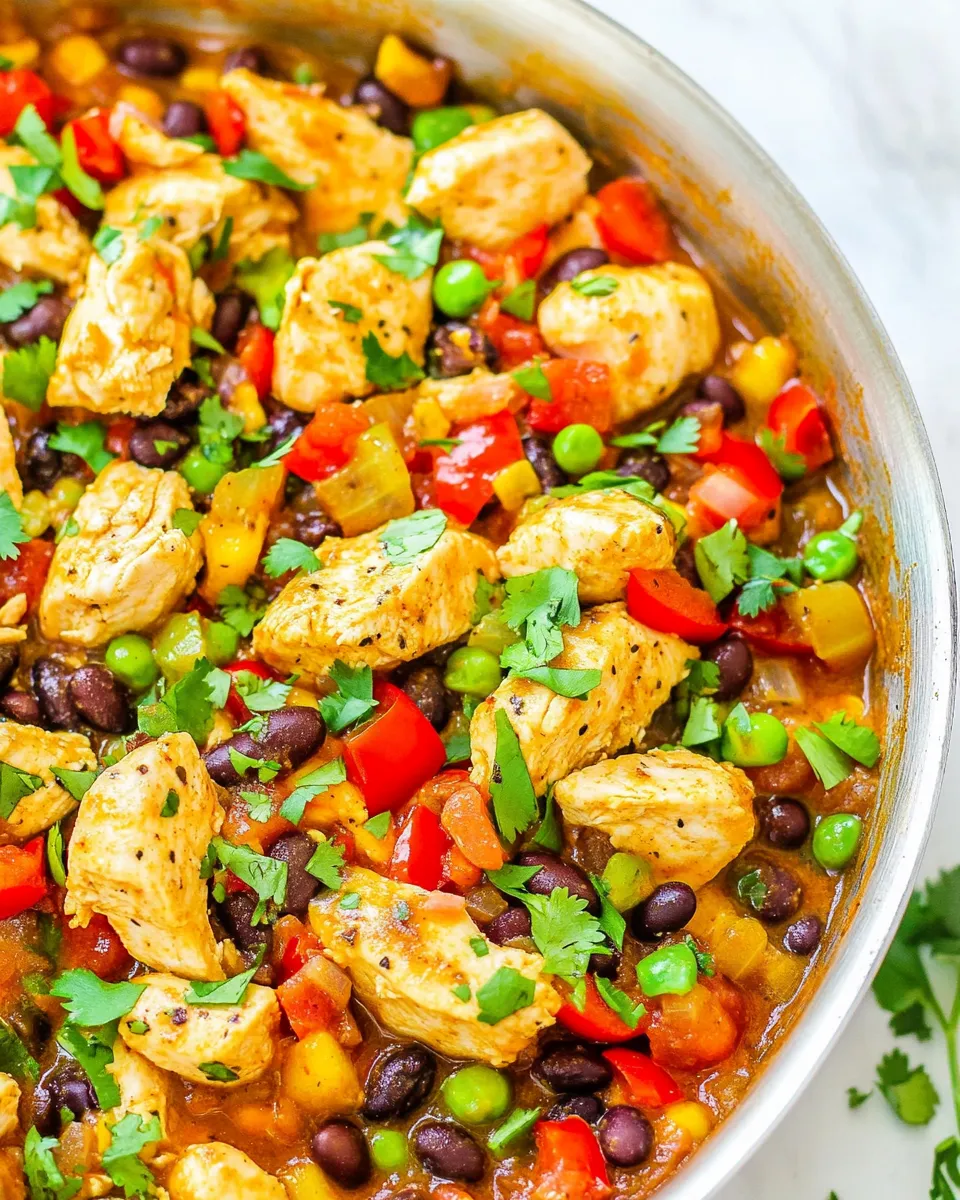 Classic 15-Minute Salsa and Black Bean Chicken Skillet image