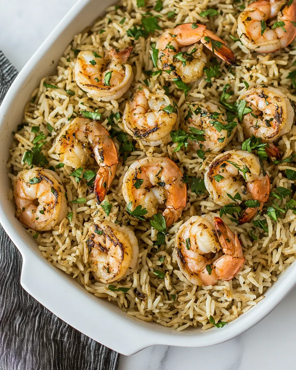 Delicious 15 Minute One Pan Shrimp and Rice shot