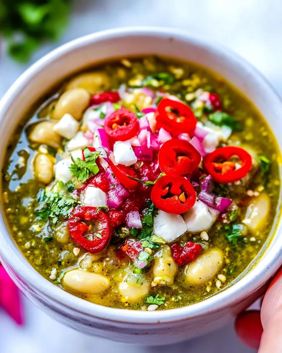 Classic 20-Minute Easy Vegan Pozole Verde image