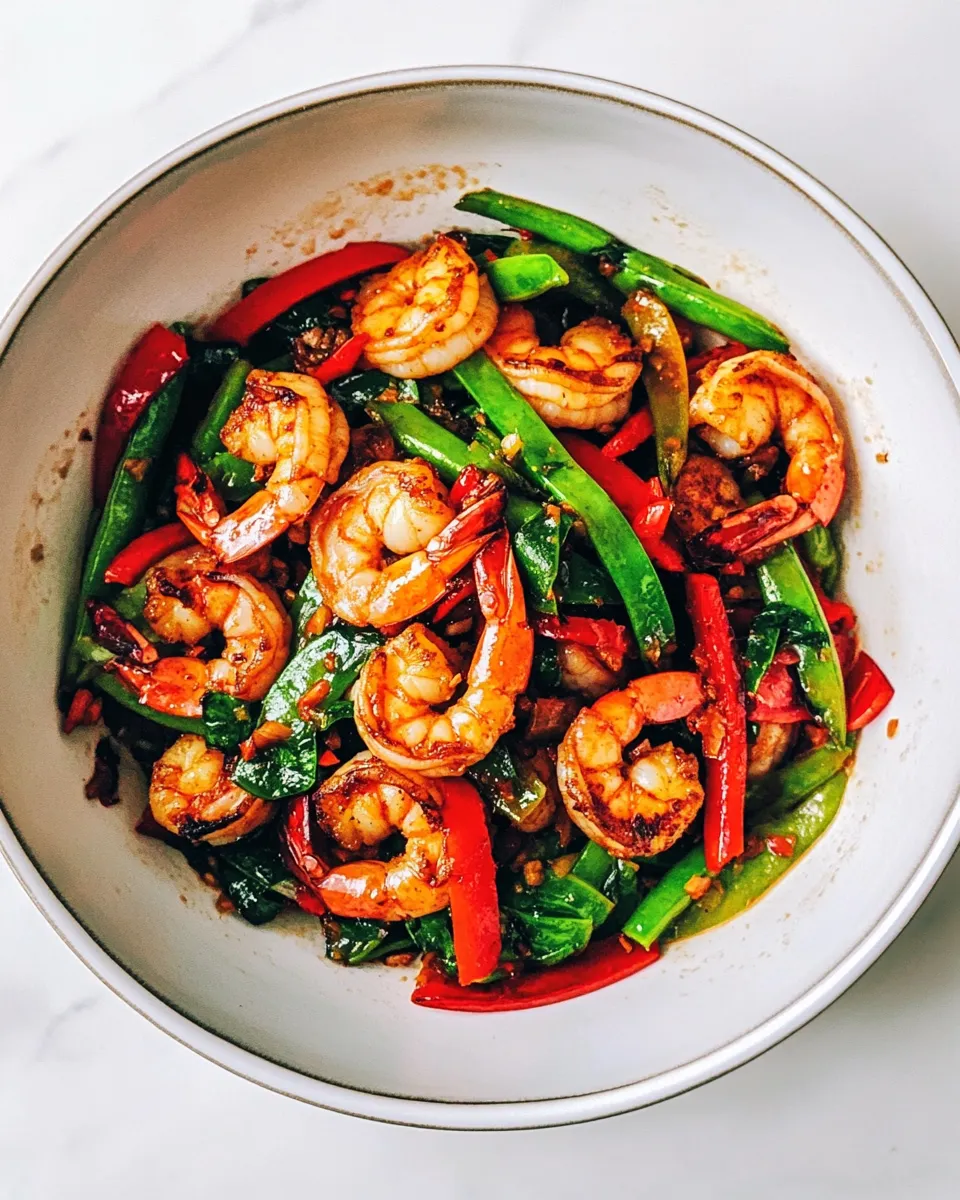 Easy 20 Minute Garlic Shrimp Stir Fry picture