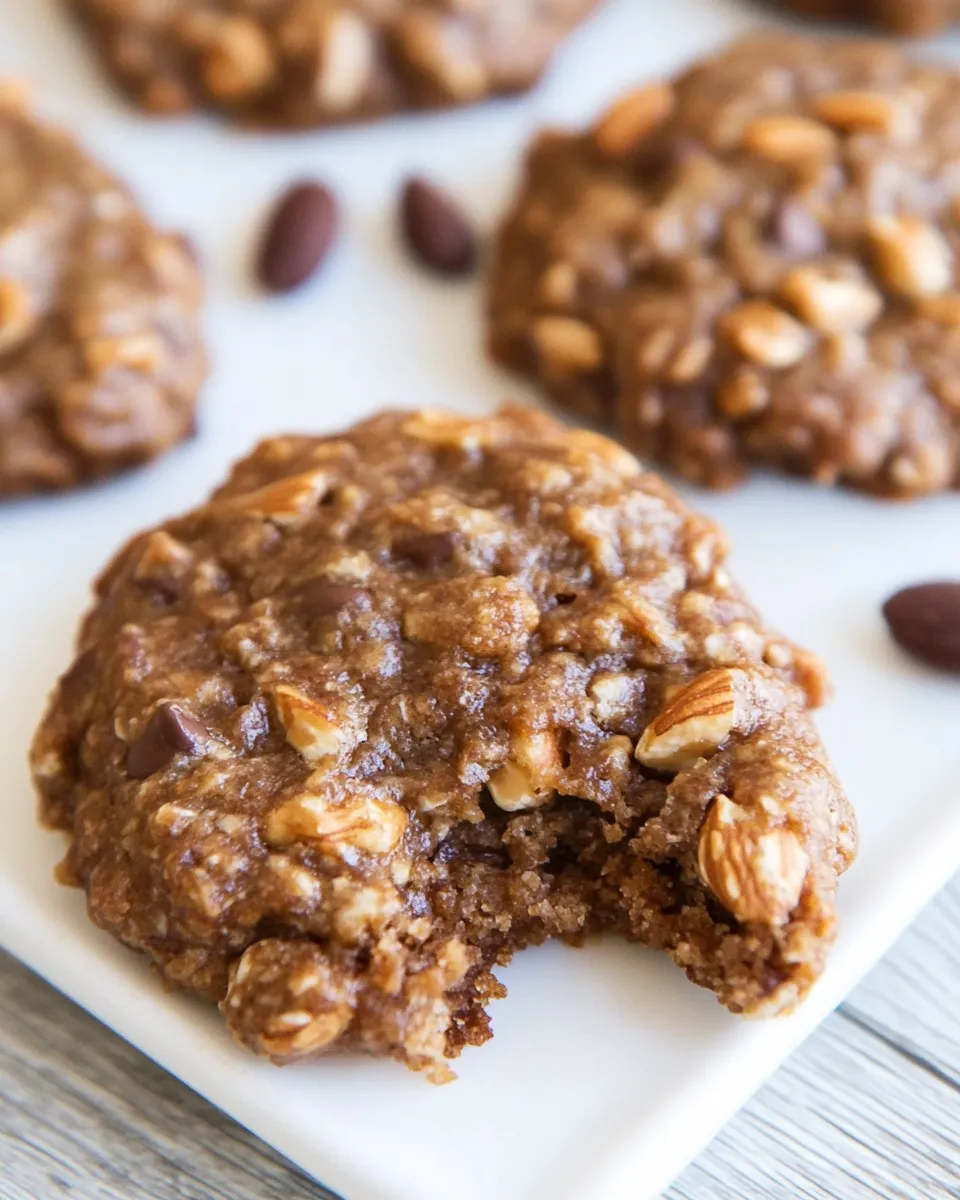Homemade 3-Ingredient Nutty Banana Cookies photo