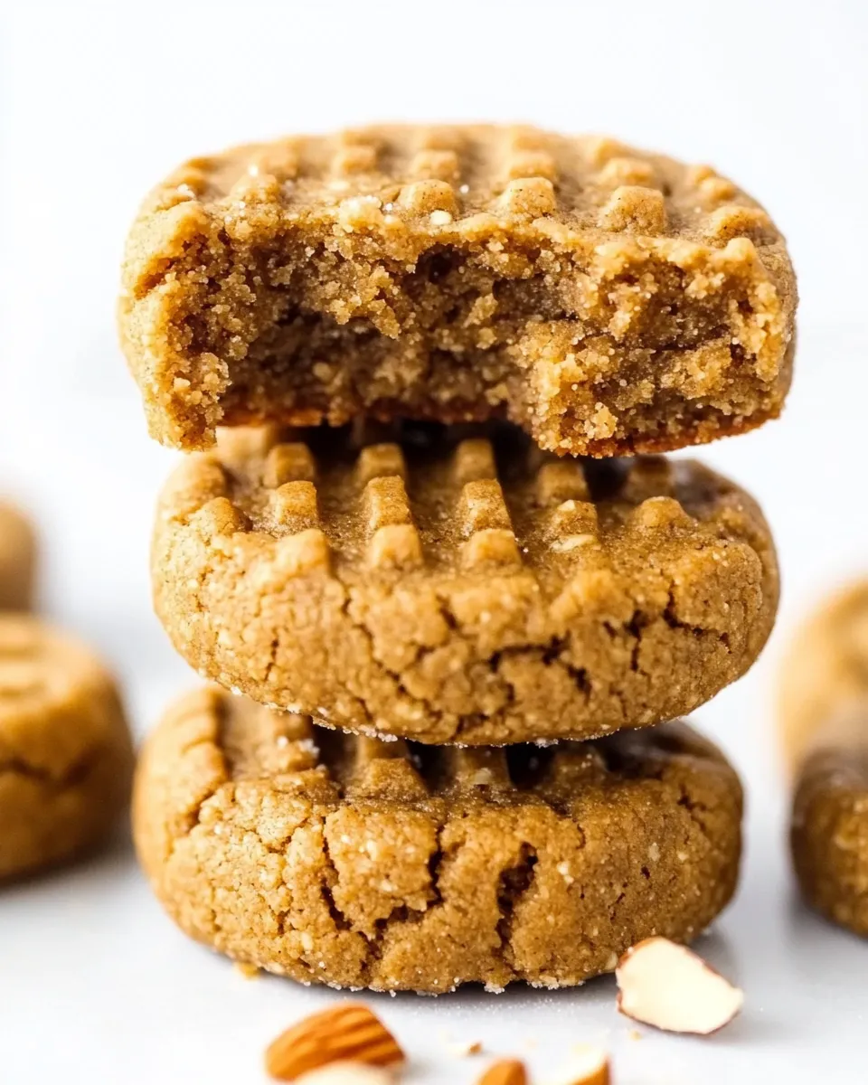 Easy 3 Ingredient Keto Almond Butter Cookies picture