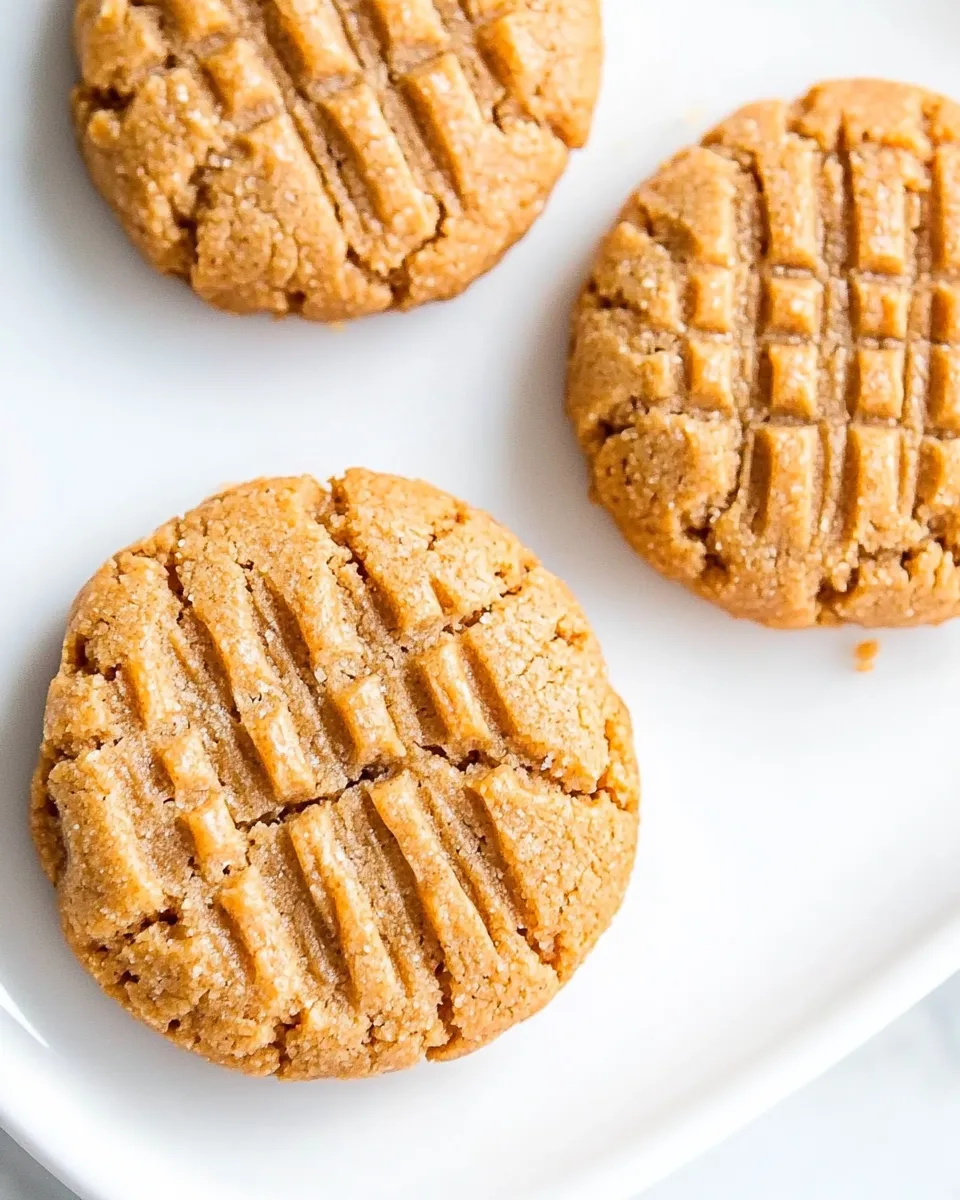 Delicious 3 Ingredient PB Cookies shot