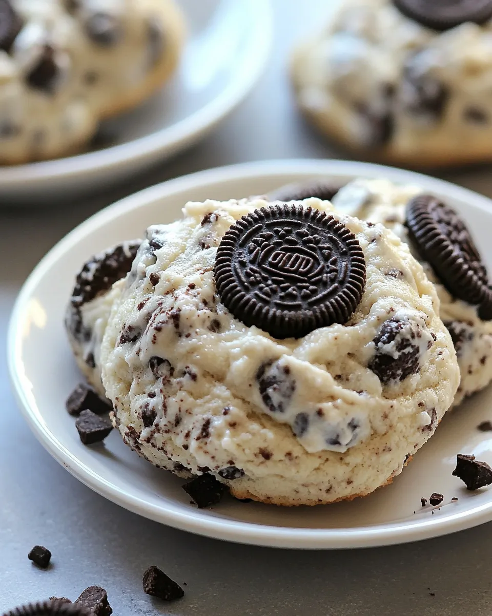 Classic 5-Ingredient Oreo Cheesecake Cookies image