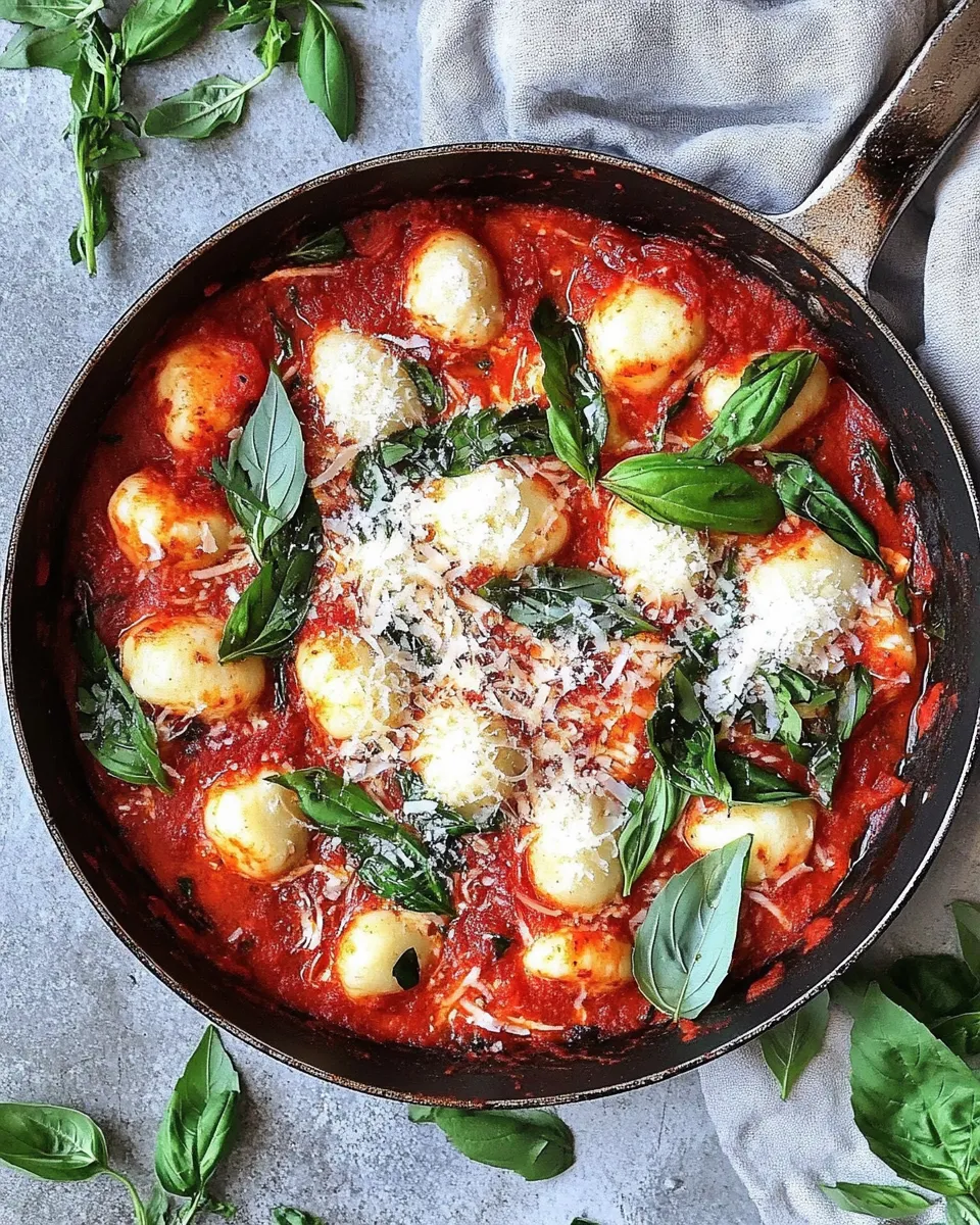 Delicious 5-Ingredient Skillet Gnocchi shot
