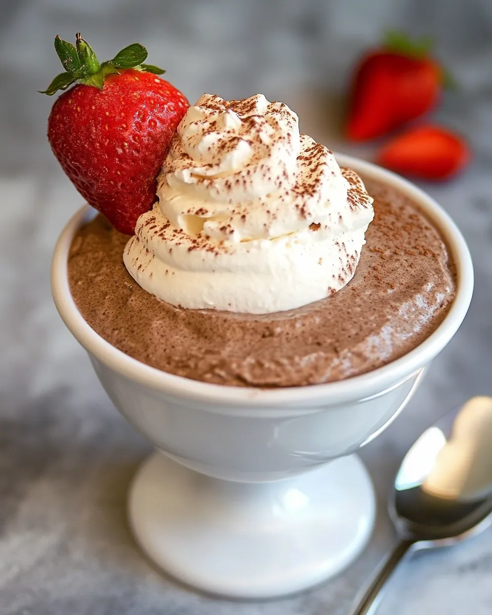 Delicious 5-Minute Whipped Chocolate Mousse photo
