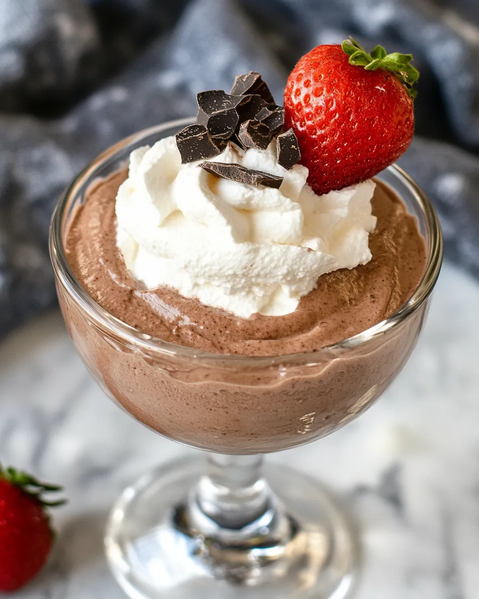 Homemade 5-Minute Whipped Chocolate Mousse image