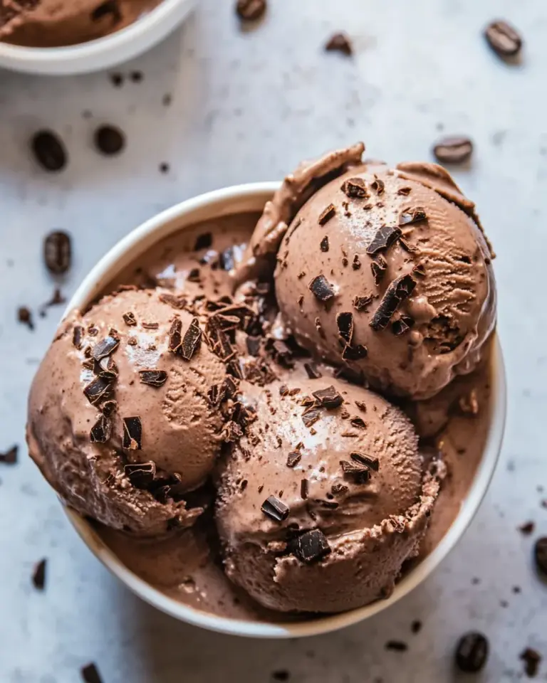 Healthy 6 Ingredient Chocolate Coffee Nice Cream. recipe photo